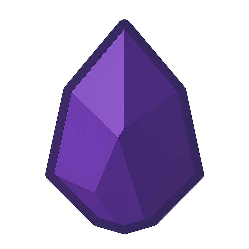 Obsidian logo